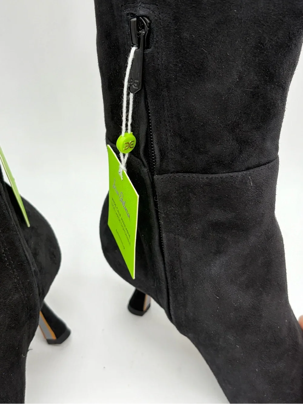 Sam Edelman Black Over-the-Knee Suede Boots
